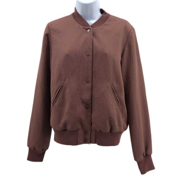 Aritzia Mauve Bomber Jacket - Picture 1 of 5